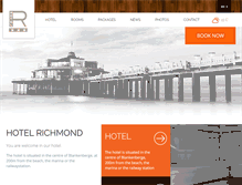 Tablet Screenshot of hotelrichmond.be